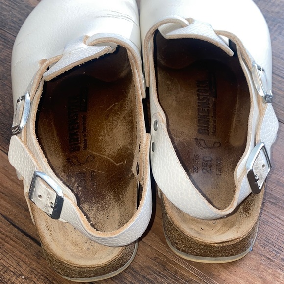 Birkenstock Cream Mules & Clogs - Picture 2 of 16